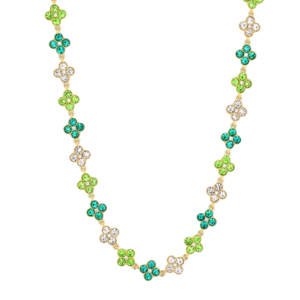 Collier Flora Vert clair