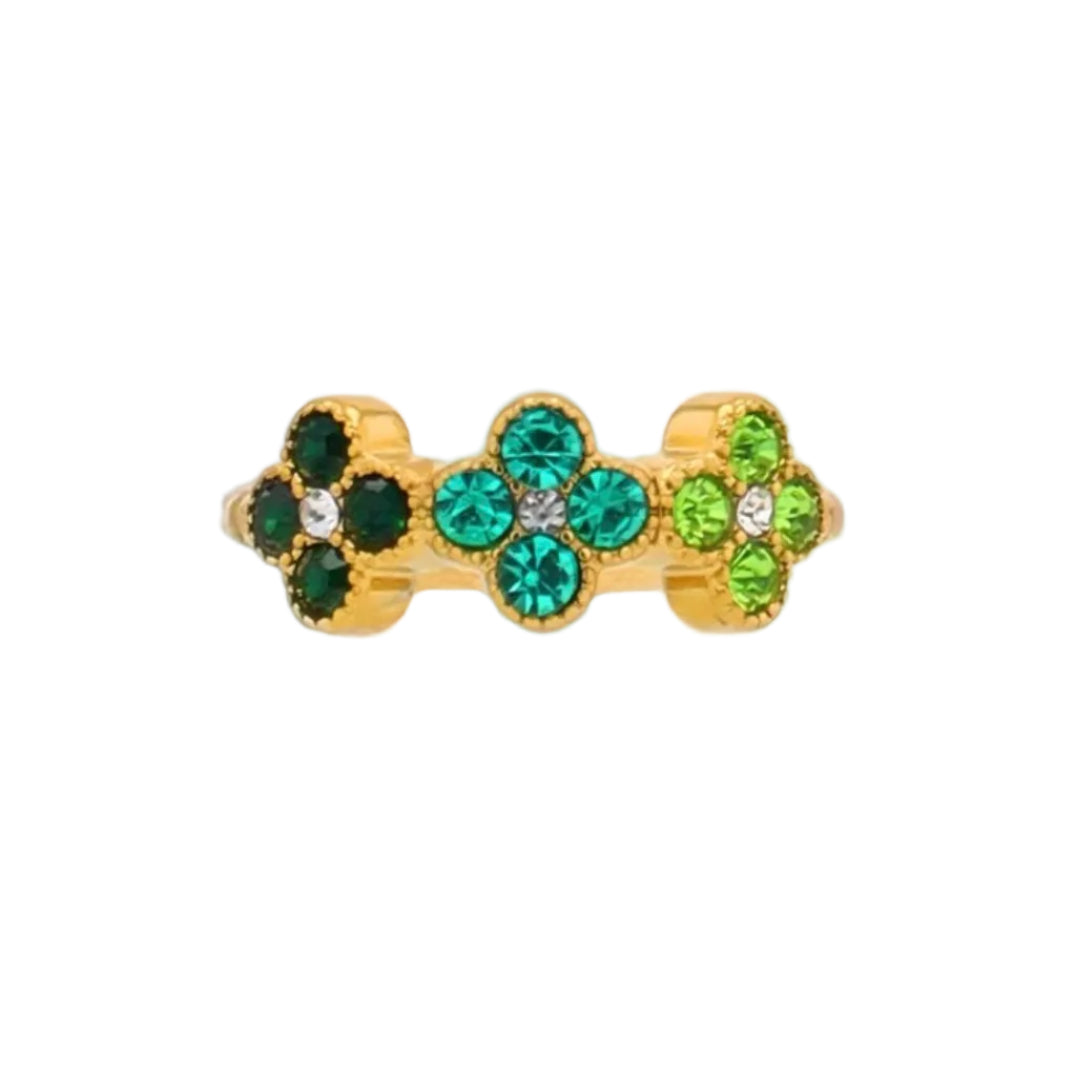 Bague Flora Emeraude