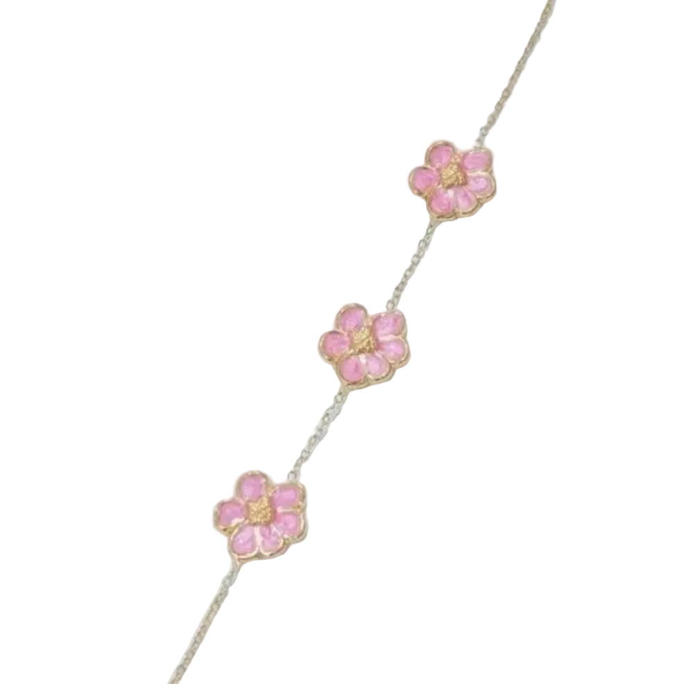 Bracelet Flower rose