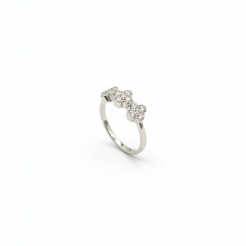 Bague Flora Argenté