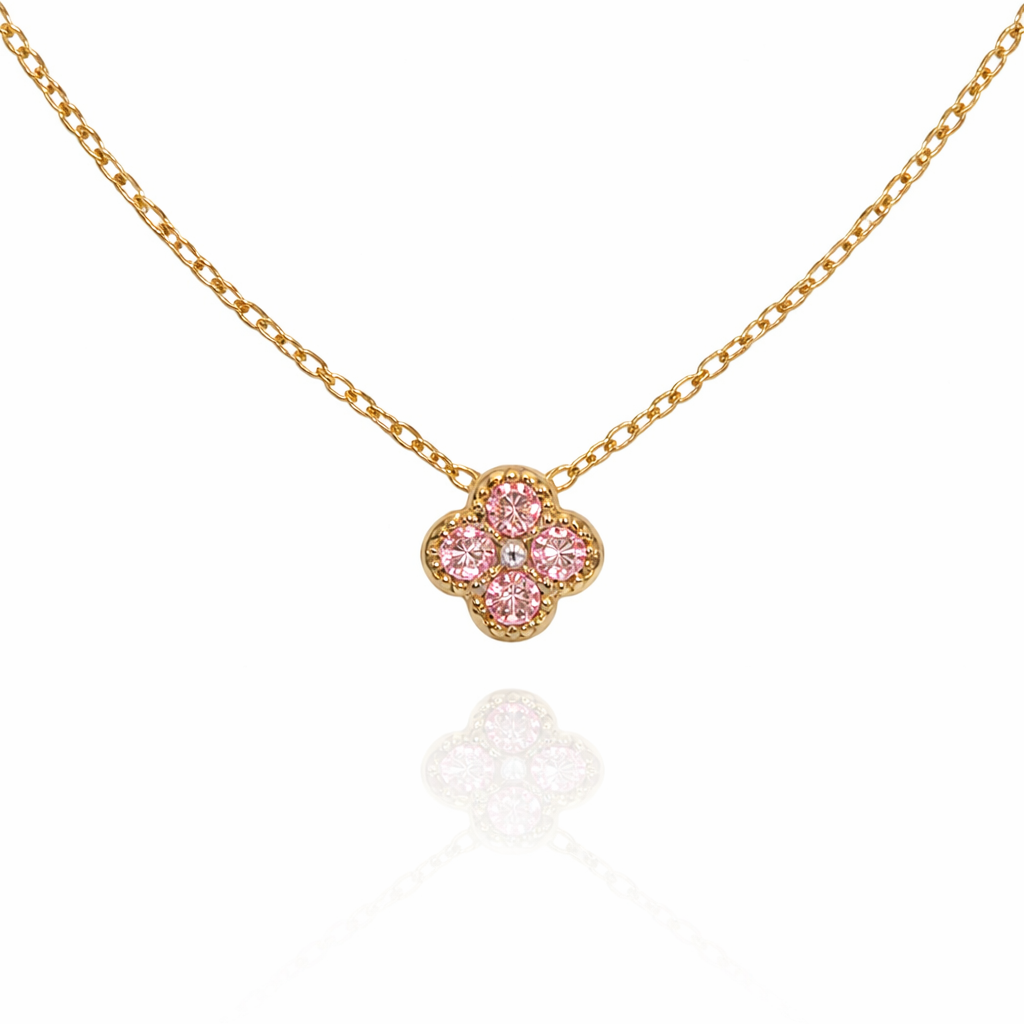 Collier Baby flora Rose