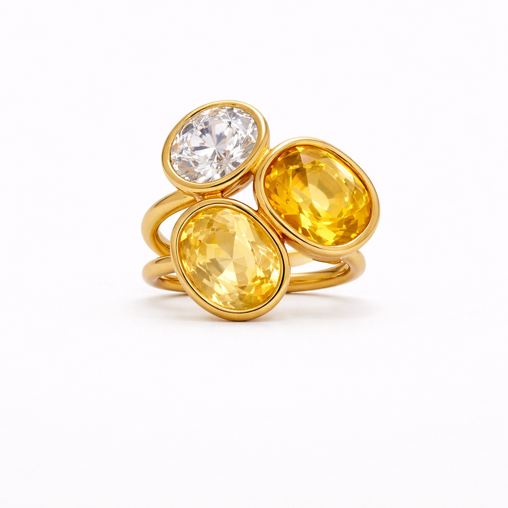 Bague Nina Jaune