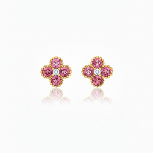 Boucles d’oreilles Flora Rose