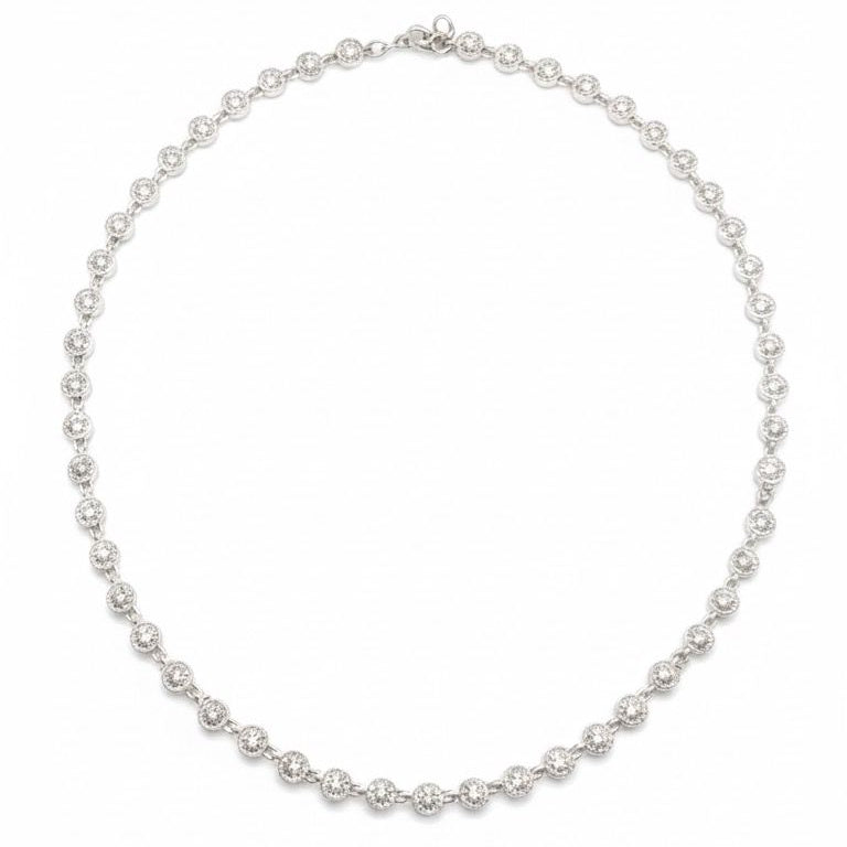 Collier Lune d'argent