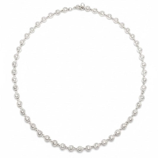 Collier Lune d'argent