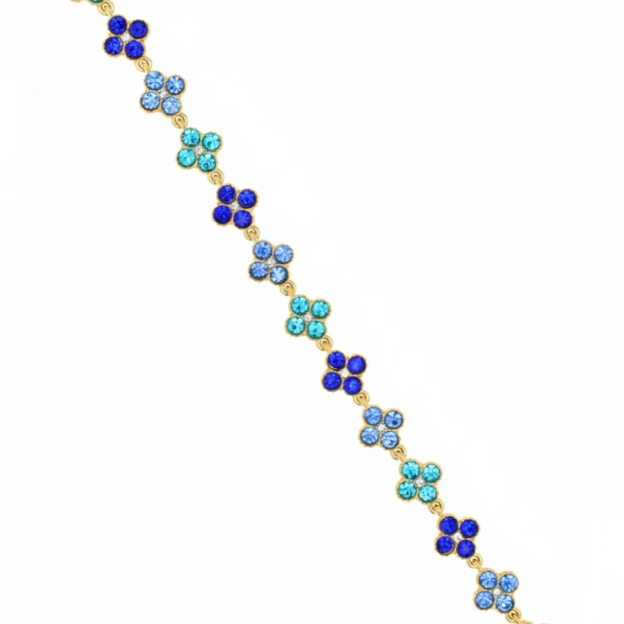 Bracelet Flora Blue