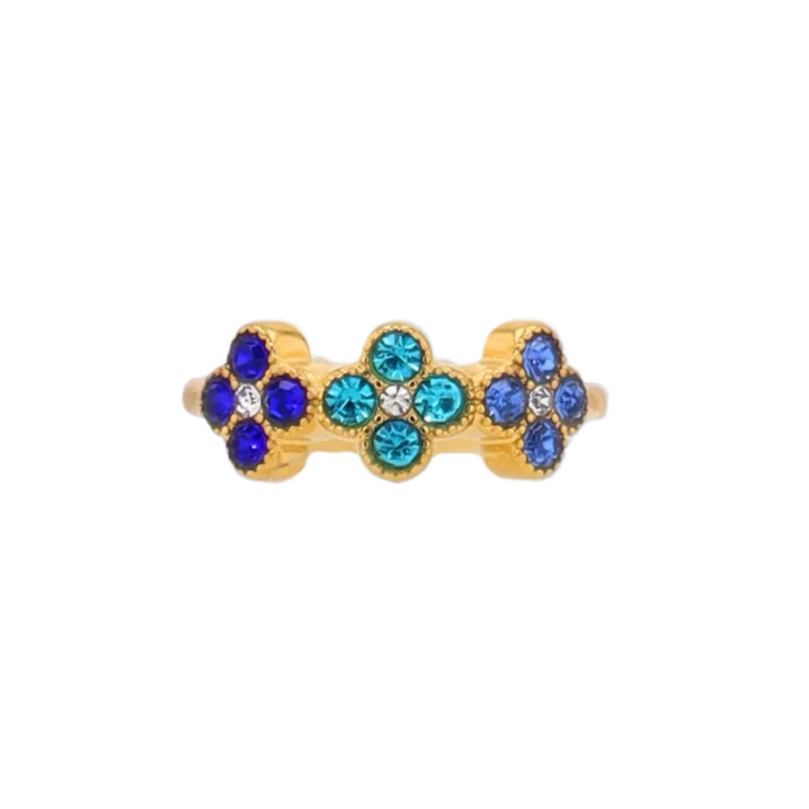 Bague Flora blue