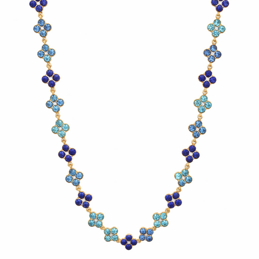 Collier Flora Blue