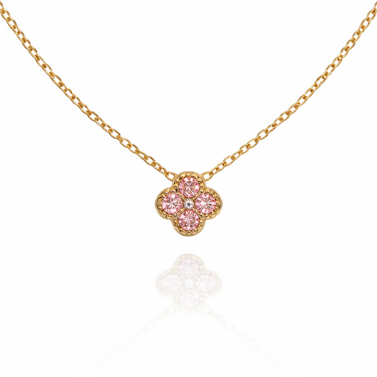 Collier Baby flora Rose