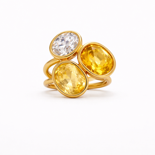 Bague Nina Jaune