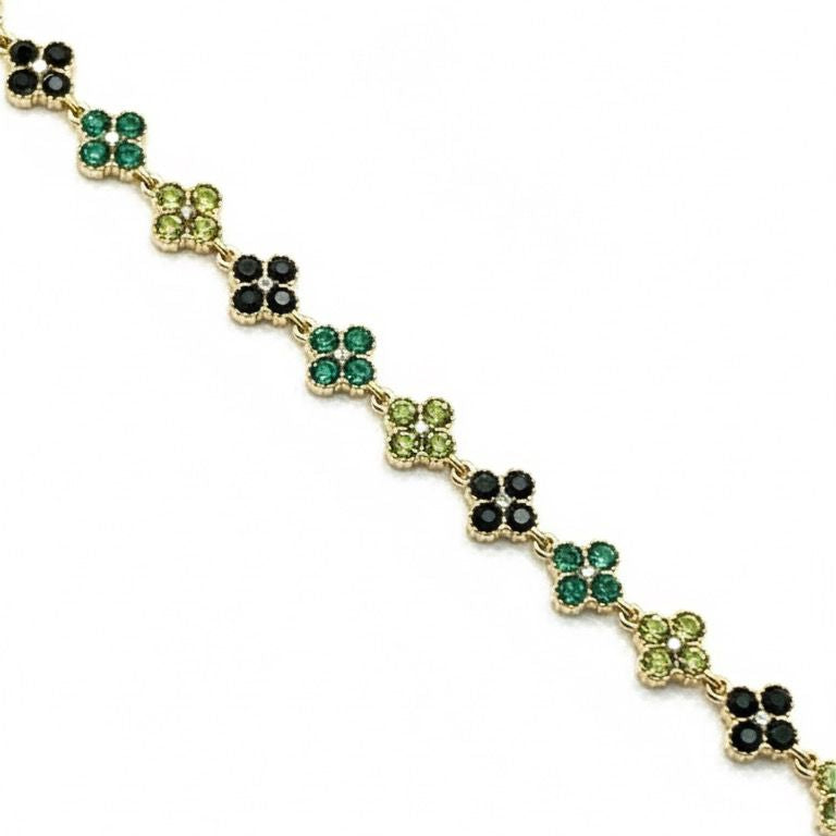 Bracelet Flora Émeraude