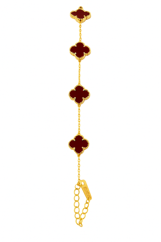 Bracelet Vaina bordeau