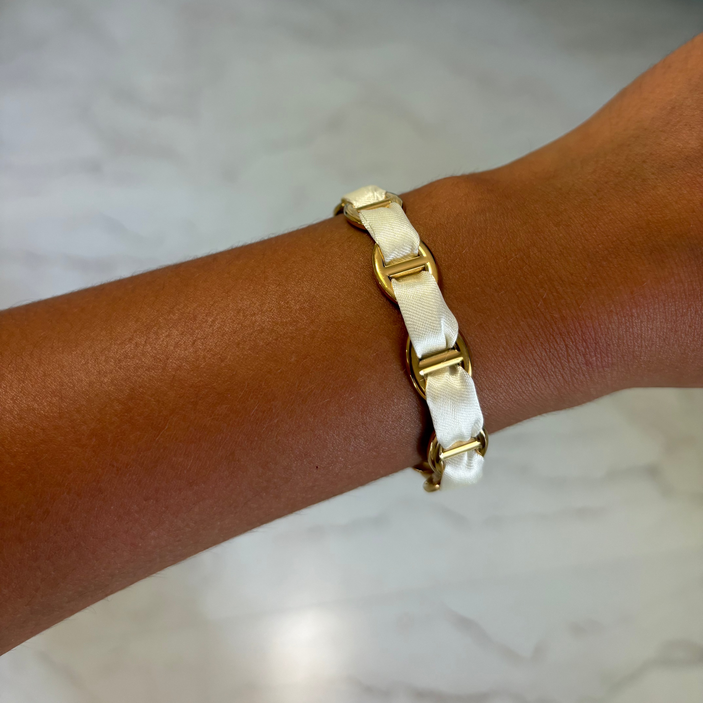 Jonc Satin Blanc
